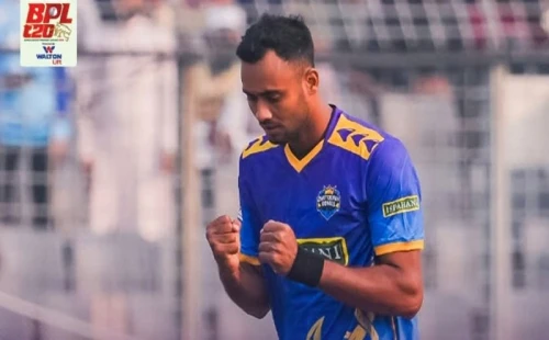 শরিফুলের বিধ্বংসী বোলিংয়ে অল্পতেই গুটিয়ে গেল নোয়াখালী