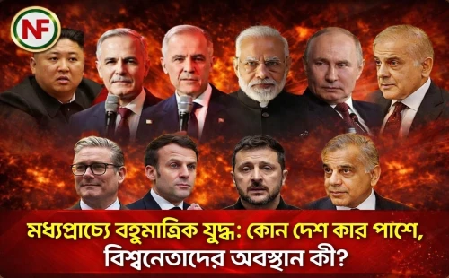 মধ্যপ্রাচ্যে বহুমাত্রিক যুদ্ধ: কোন দেশ কার পাশে, বিশ্বনেতাদের অবস্থান কী?