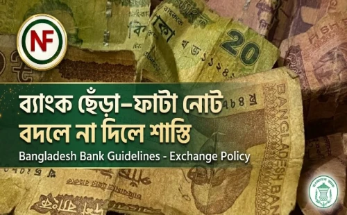 ব্যাংক ছেঁড়া-ফাটা নোট বদলে না দিলে শাস্তি