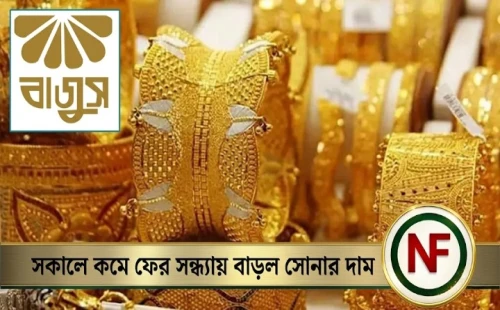 সকালে কমে ফের সন্ধ্যায় বাড়ল সোনার দাম