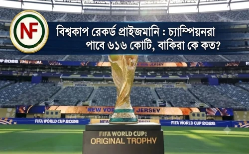 বিশ্বকাপে রেকর্ড প্রাইজমানি : চ্যাম্পিয়নরা পাবে ৬১৬ কোটি, বাকিরা কে কত?