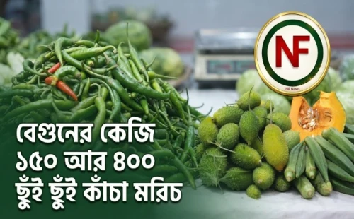 বেগুনের কেজি ১৫০ আর ৪০০ ছুঁই ছুঁই কাঁচা মরিচ